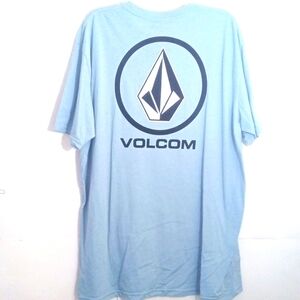 VOLCOM MEN'S SKY BLUE SHORT SLEEVE GRAPHIC TEE SHIRT SIZE XXL NWT